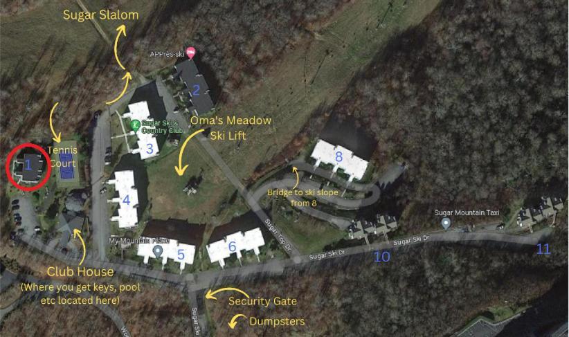 The Sugar Suite - Renovated With A View! Ac! Pool, Hot Tub, Sauna, Gym, Ev Sugar Mountain Exterior photo